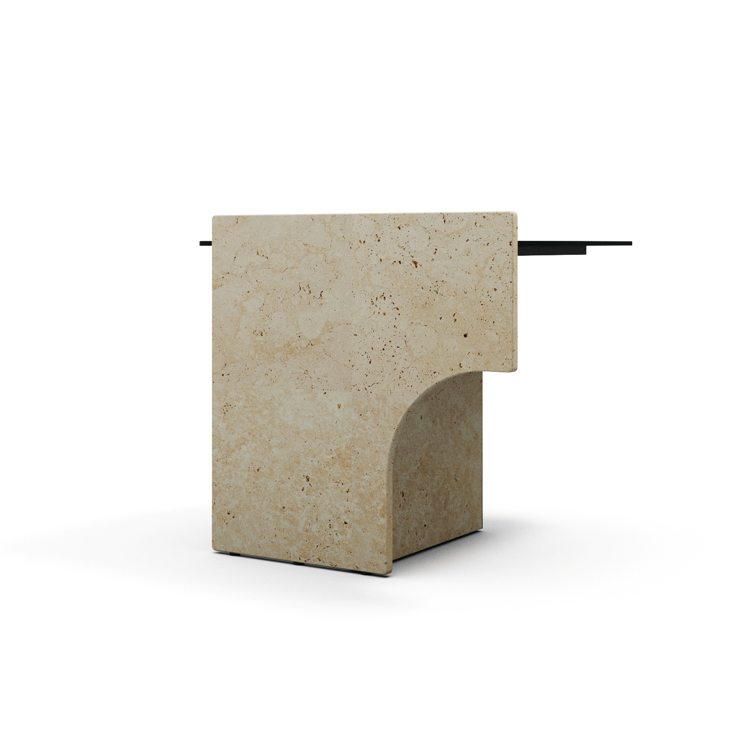 Shield - Tavolino basso sagomato